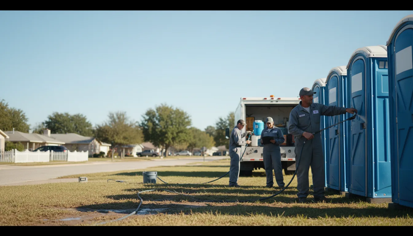 Long-Term Portable Toilet Rental in Mount Auburn, IA near me